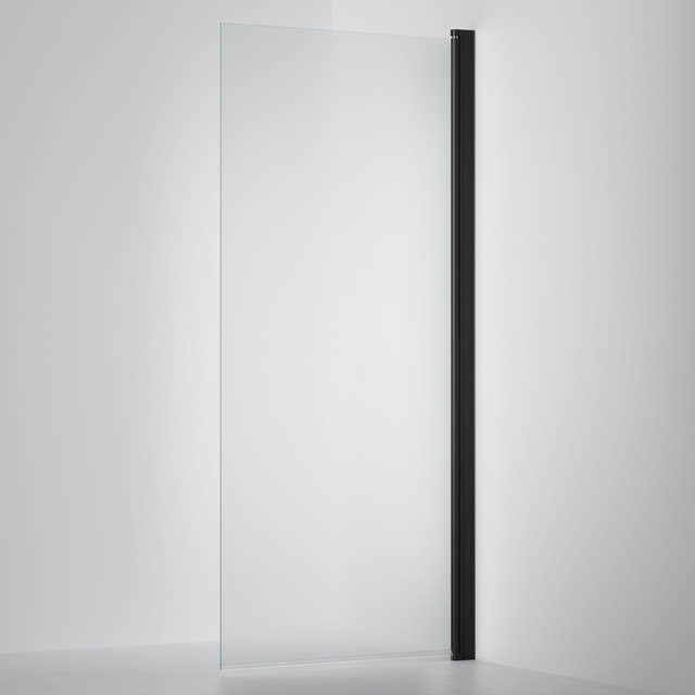INR Dusjdør LINC 19 Original Måltilpasset Svart matt / Måltilpasset / Frostet glass INR Iconic Nordic Rooms Dusjdør INR-51910100