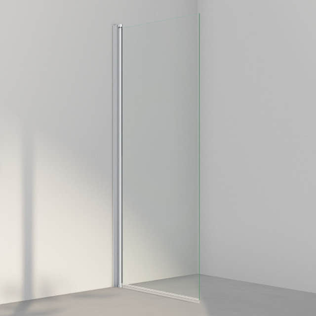 INR Dusjdør LINC 19 Original Matt aluminium / 89,5cm / Klart glass INR Iconic Nordic Rooms Dusjdør INR-51902990