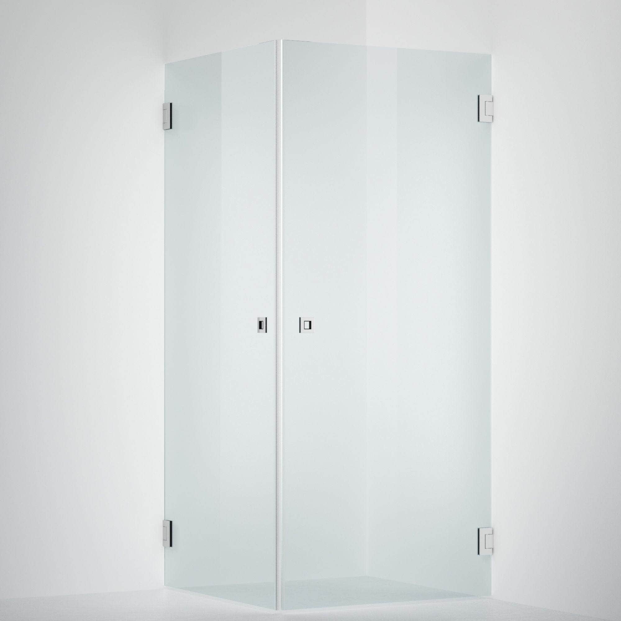 INR Dusjhjørne ARC 12 Original Krom / 80x90cm / Klart glass INR Iconic Nordic Rooms Dusjhjørne INR-11202589