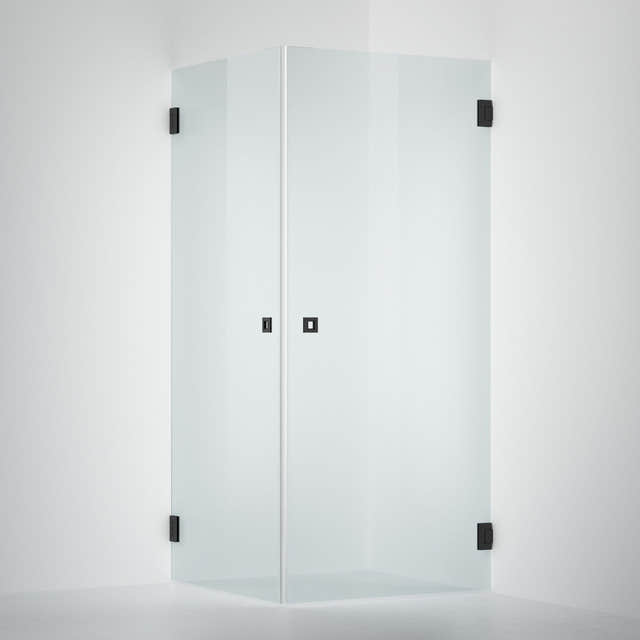 INR Dusjhjørne ARC 12 Original Svart matt / 80x80cm / Timeless klart glass INR Iconic Nordic Rooms Dusjhjørne INR-11211188