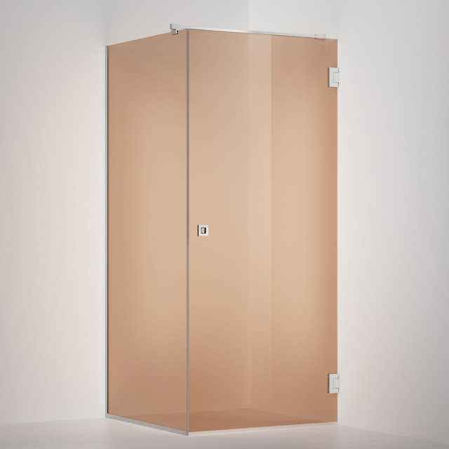INR Dusjhjørne ARC 13 Frame Måltilpasset Krom / Måltilpasset / Bronse glass INR Iconic Nordic Rooms Dusjhjørne INR-113142300