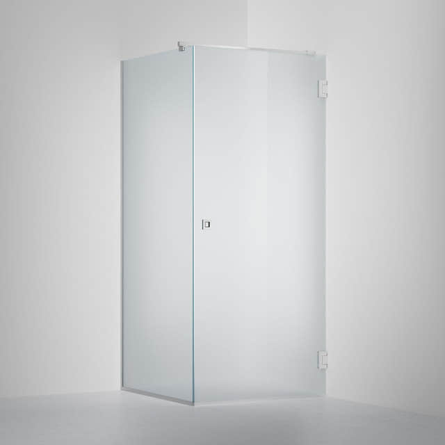 INR Dusjhjørne ARC 13 Frame Måltilpasset Krom / Måltilpasset / Frostet glass INR Iconic Nordic Rooms Dusjhjørne INR-113110300