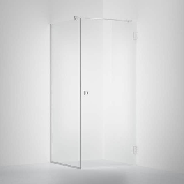 INR Dusjhjørne ARC 13 Frame Måltilpasset Krom / Måltilpasset / Opal klart glass INR Iconic Nordic Rooms Dusjhjørne INR-113112300