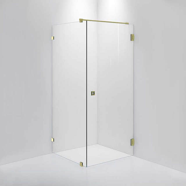 INR Dusjhjørne ARC 13 Original Brushed stainless / 80x80cm / Klart glass INR Iconic Nordic Rooms Dusjhjørne INR-11302488