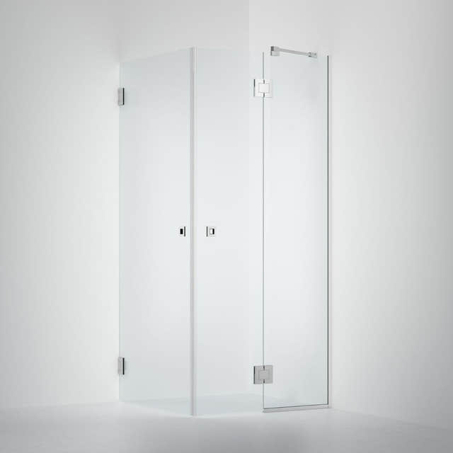 INR Dusjhjørne ARC 14 Frame Måltilpasset Krom / Måltilpasset / Klart glass INR Iconic Nordic Rooms Dusjhjørne INR-114102300