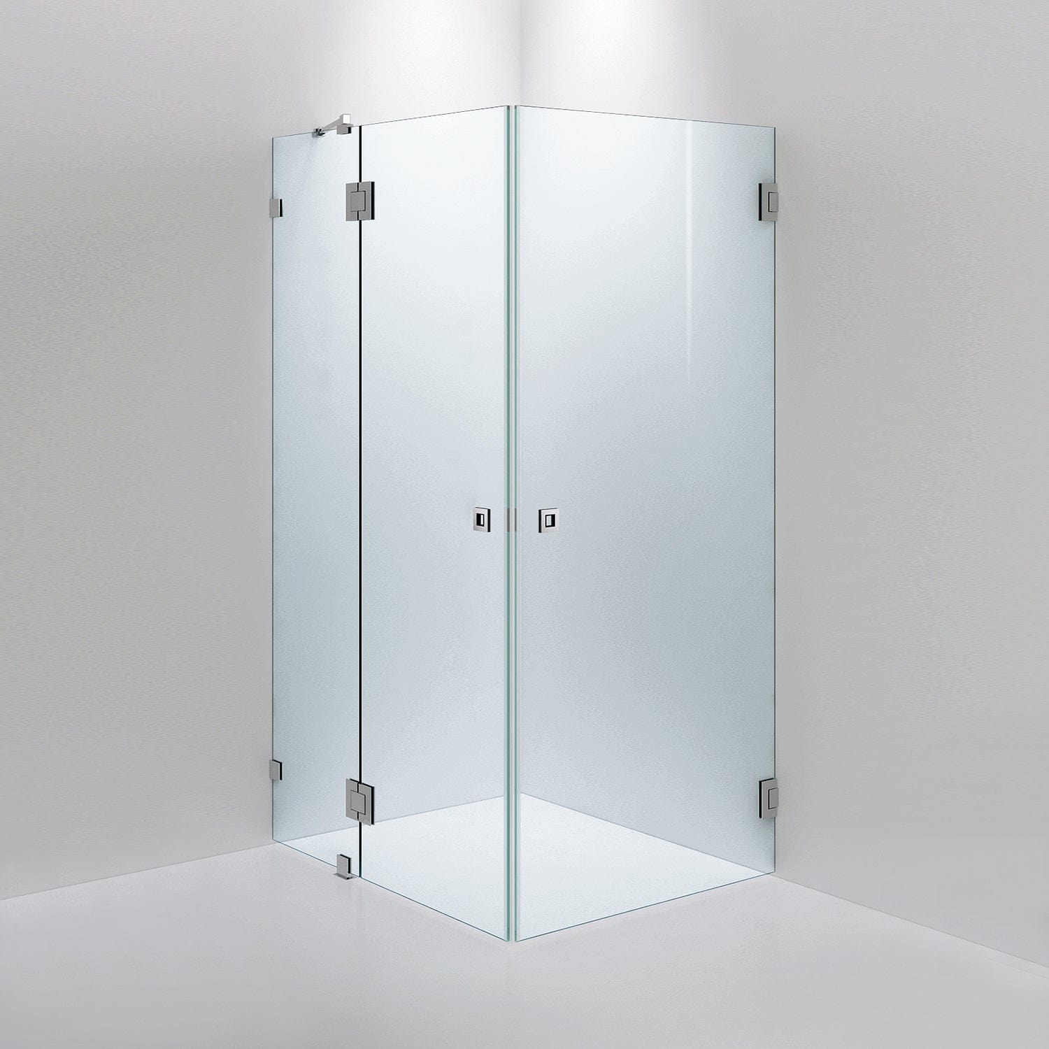 INR Dusjhjørne ARC 14 Måltilpasset Krom / Måltilpasset / Klart glass INR Iconic Nordic Rooms Dusjhjørne INR-11402500