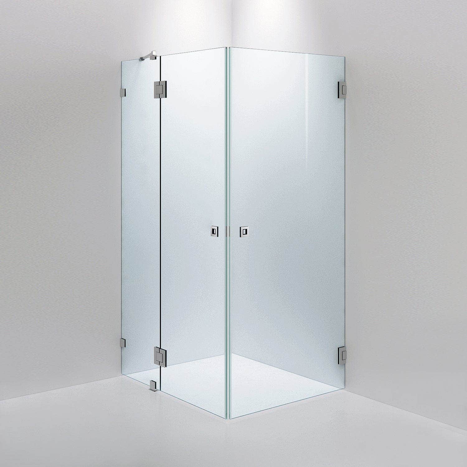 INR Dusjhjørne ARC 14 Måltilpasset Krom / Måltilpasset / Klart glass INR Iconic Nordic Rooms Dusjhjørne INR-11402500