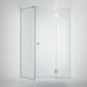 INR Dusjhjørne ARC 15 Frame Måltilpasset Krom / Måltilpasset / Klart glass INR Iconic Nordic Rooms Dusjhjørne INR-115102300
