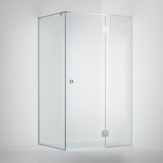 INR Dusjhjørne ARC 15 Frame Måltilpasset Krom / Måltilpasset / Klart glass INR Iconic Nordic Rooms Dusjhjørne INR-115102300