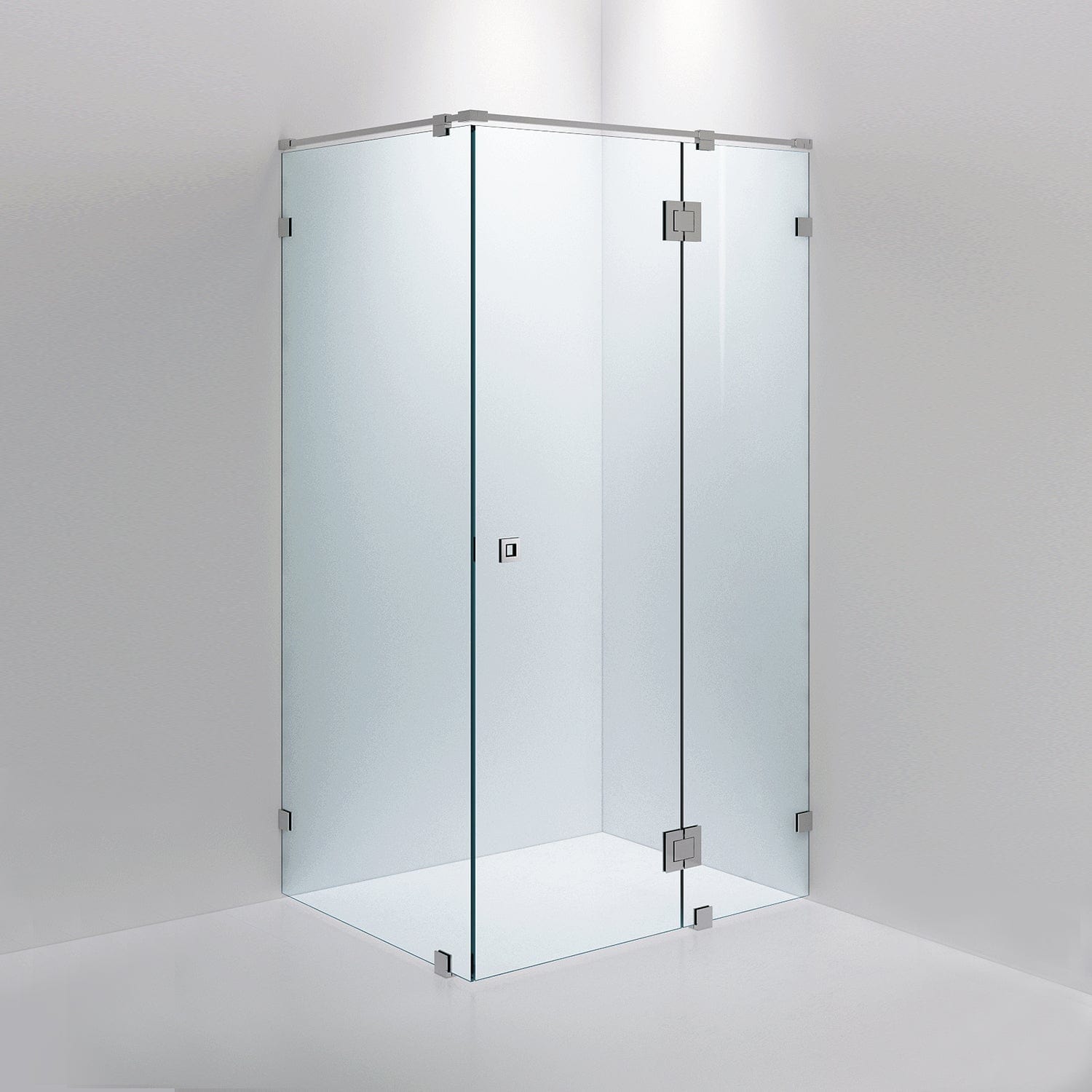 INR Dusjhjørne ARC 15 Måltilpasset Krom / Måltilpasset / Klart glass INR Iconic Nordic Rooms Dusjhjørne INR-11502500