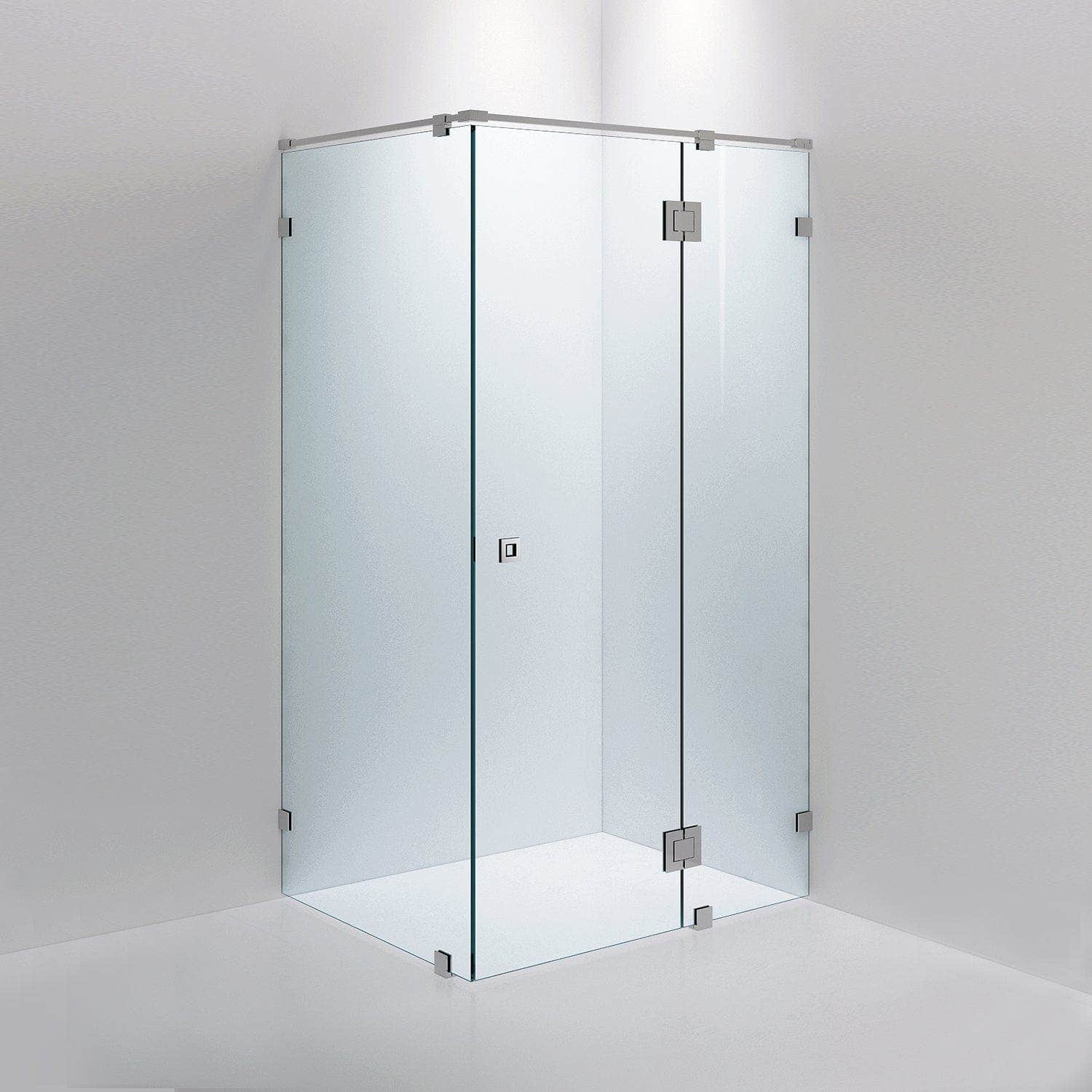 INR Dusjhjørne ARC 15 Måltilpasset Krom / Måltilpasset / Klart glass INR Iconic Nordic Rooms Dusjhjørne INR-11502500