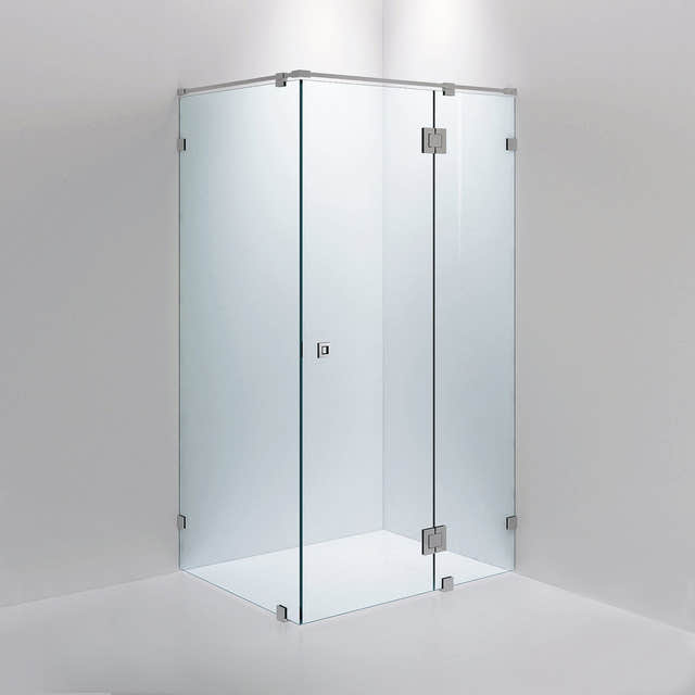 INR Dusjhjørne ARC 15 Måltilpasset Krom / Måltilpasset / Klart glass INR Iconic Nordic Rooms Dusjhjørne INR-11502500
