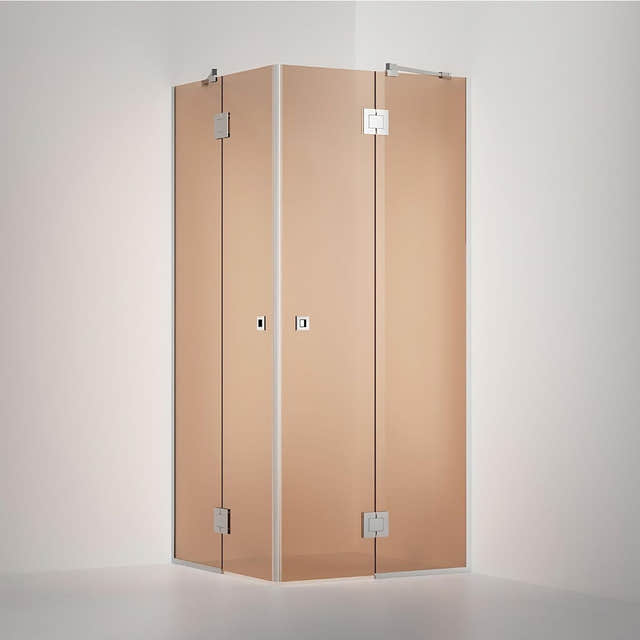 INR Dusjhjørne ARC 16 Frame Måltilpasset Krom / Måltilpasset / Bronse glass INR Iconic Nordic Rooms Dusjhjørne INR-116142300