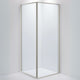 INR Dusjhjørne EDGE 13 Måltlpasset - venstre / Stone / Klart glass INR Iconic Nordic Rooms Dusjhjørne INR-213102400