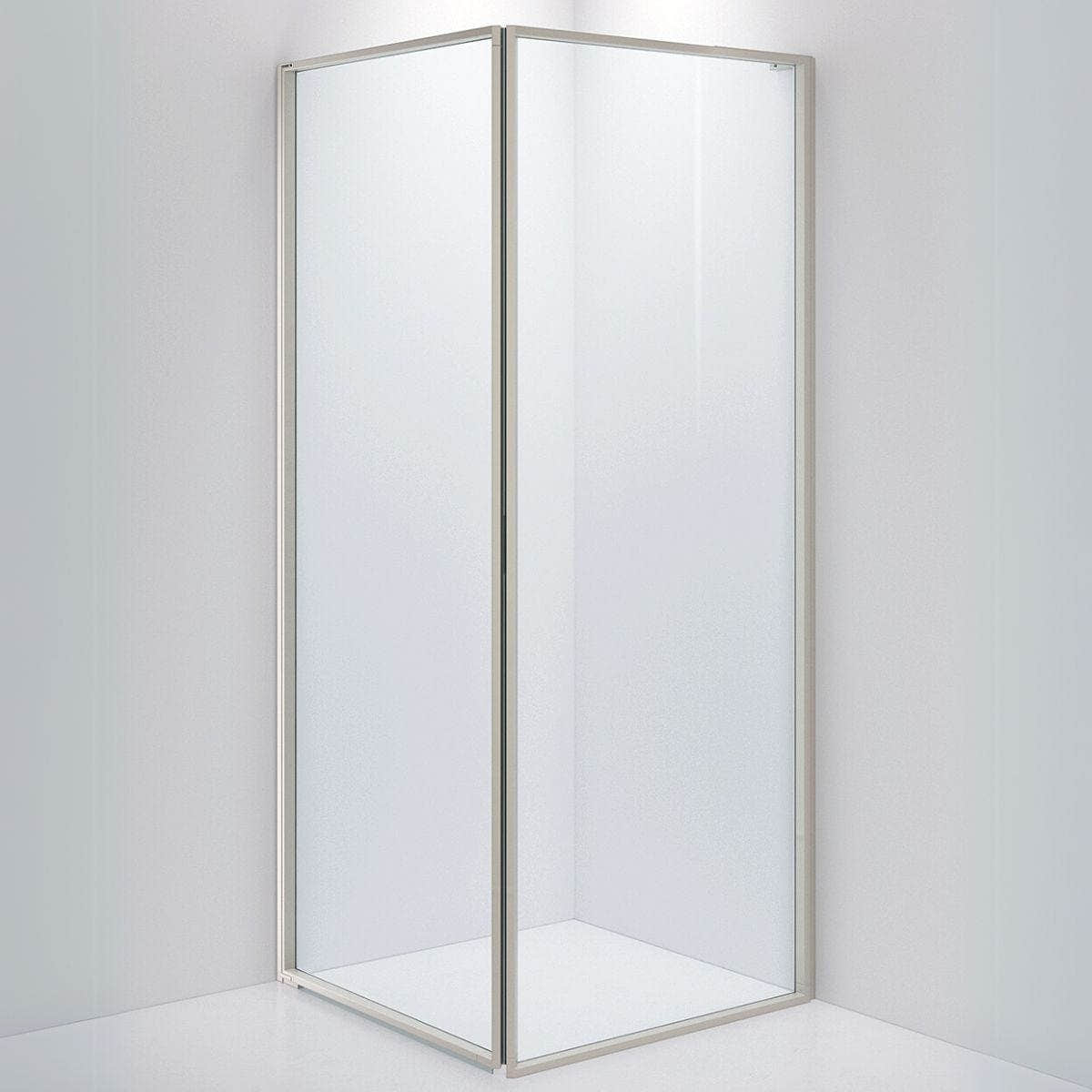 INR Dusjhjørne EDGE 13 Måltlpasset - venstre / Stone / Klart glass INR Iconic Nordic Rooms Dusjhjørne INR-213102400