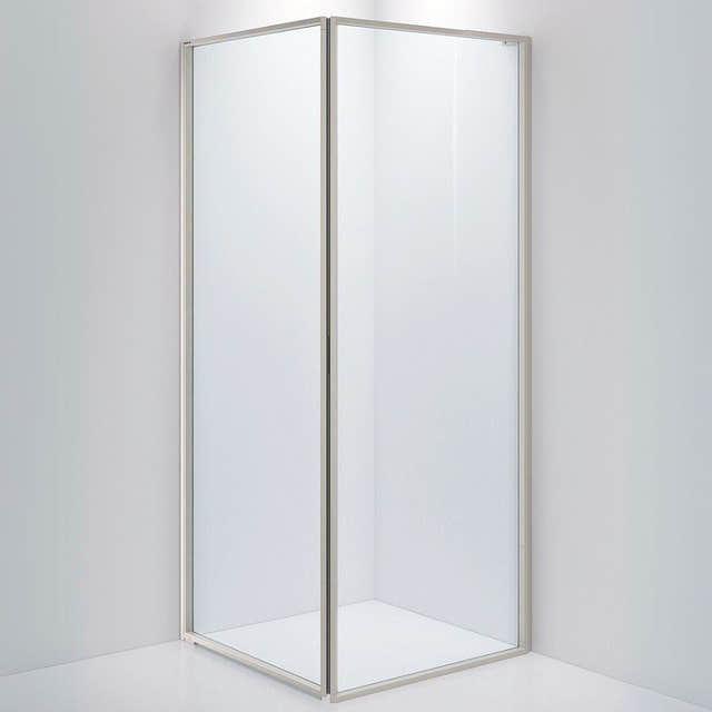 INR Dusjhjørne EDGE 13 Måltlpasset - venstre / Stone / Klart glass INR Iconic Nordic Rooms Dusjhjørne INR-213102400