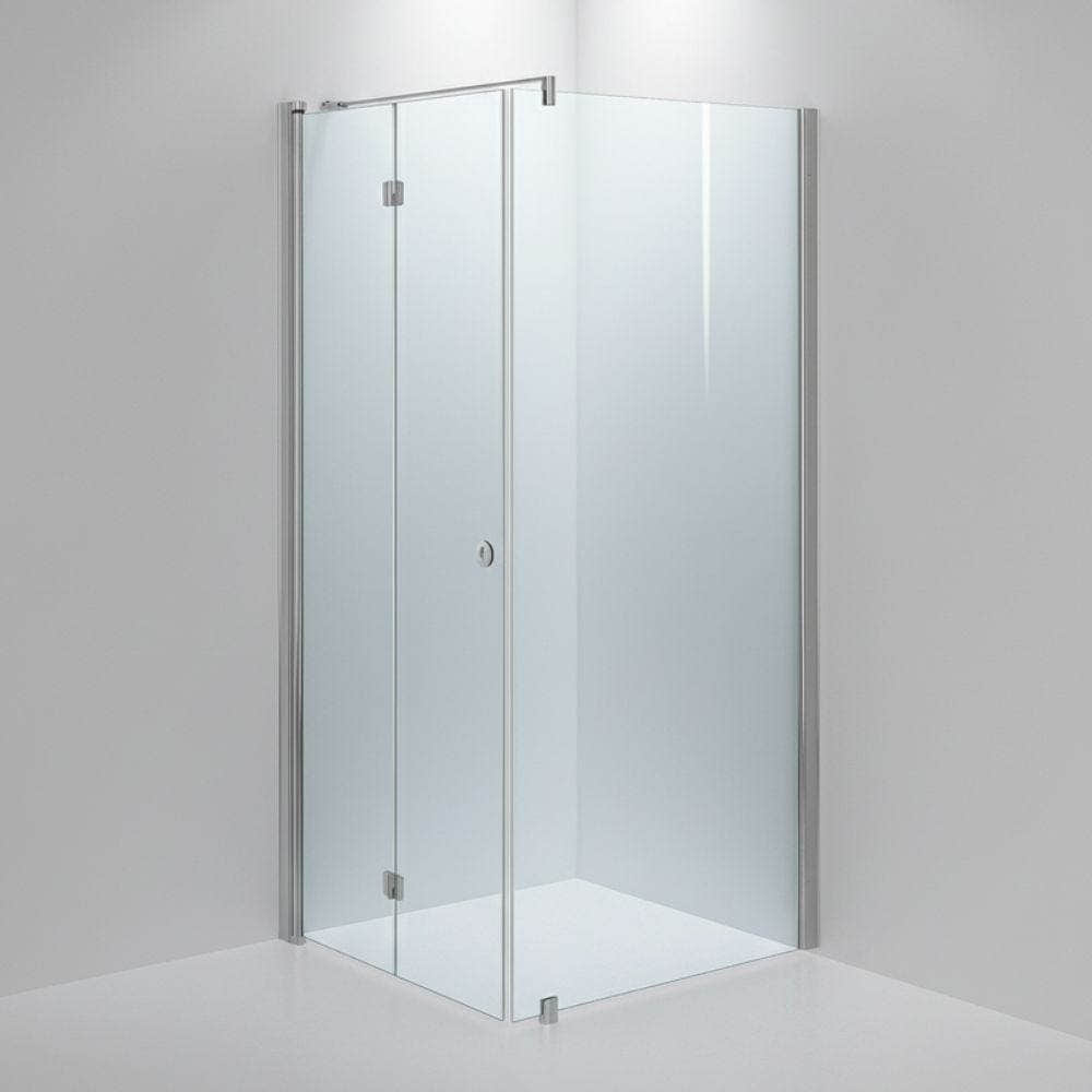 INR Dusjhjørne LINC 13 Flex Måltilpasset Krom / Måltilpasset - venstre / Klart glass INR Iconic Nordic Rooms Dusjhjørne INR-513302300