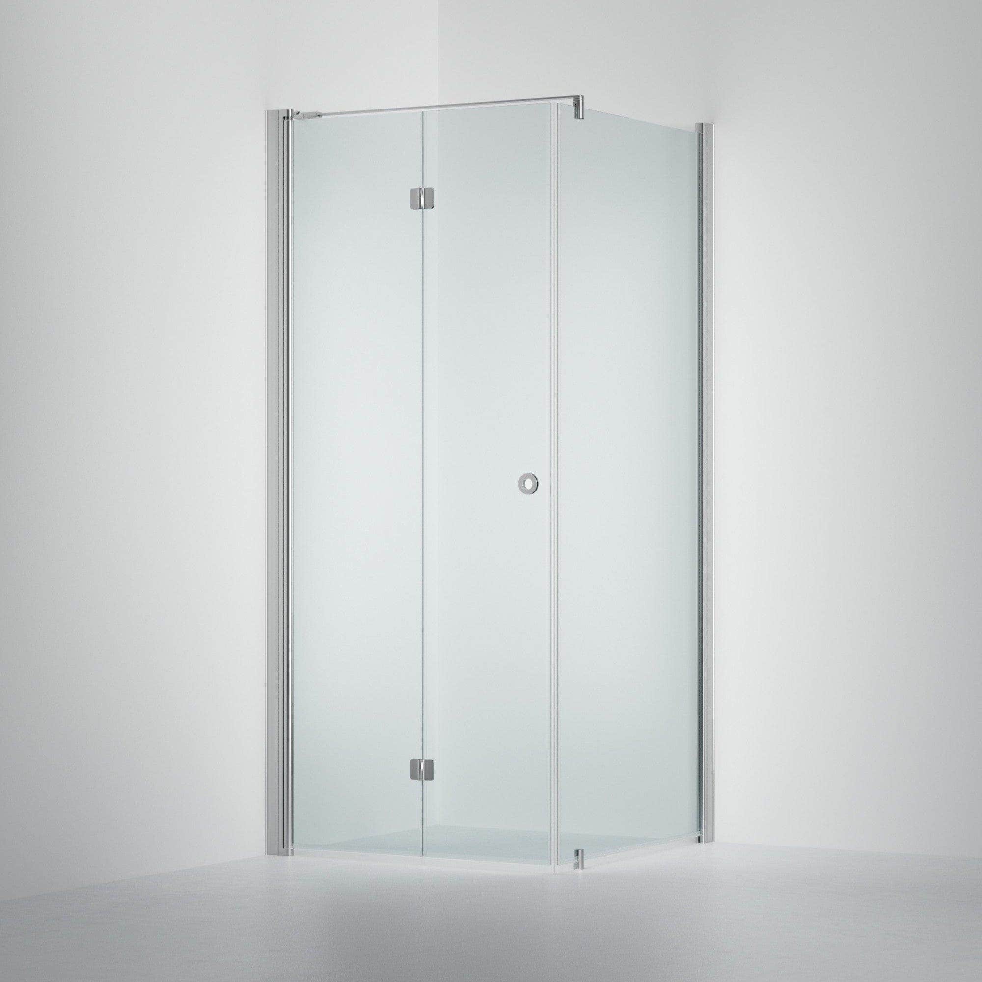 INR Dusjhjørne LINC 13 Flex Original Krom / 70x70cm / Venstre hengslet INR Iconic Nordic Rooms Dusjhjørne INR-513302377