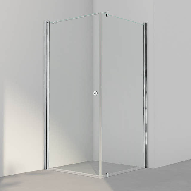 INR Dusjhjørne LINC 13 Original Krom / 100x100cm / Klart glass INR Iconic Nordic Rooms Dusjhjørne INR-51302311