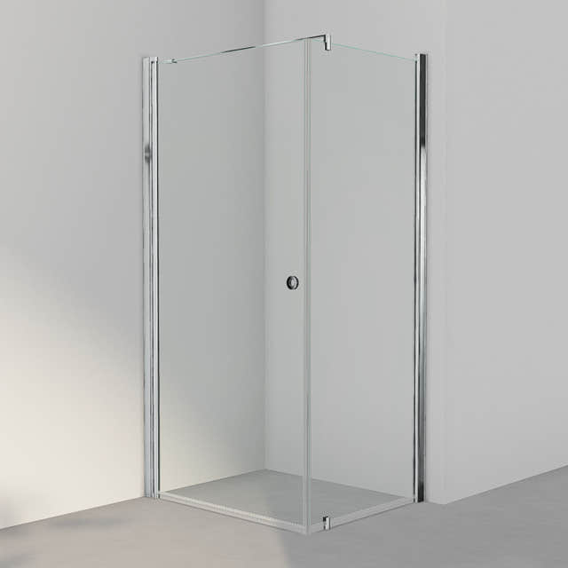 INR Dusjhjørne LINC 13 Original Krom / 100x80cm / Klart glass INR Iconic Nordic Rooms Dusjhjørne INR-51302318