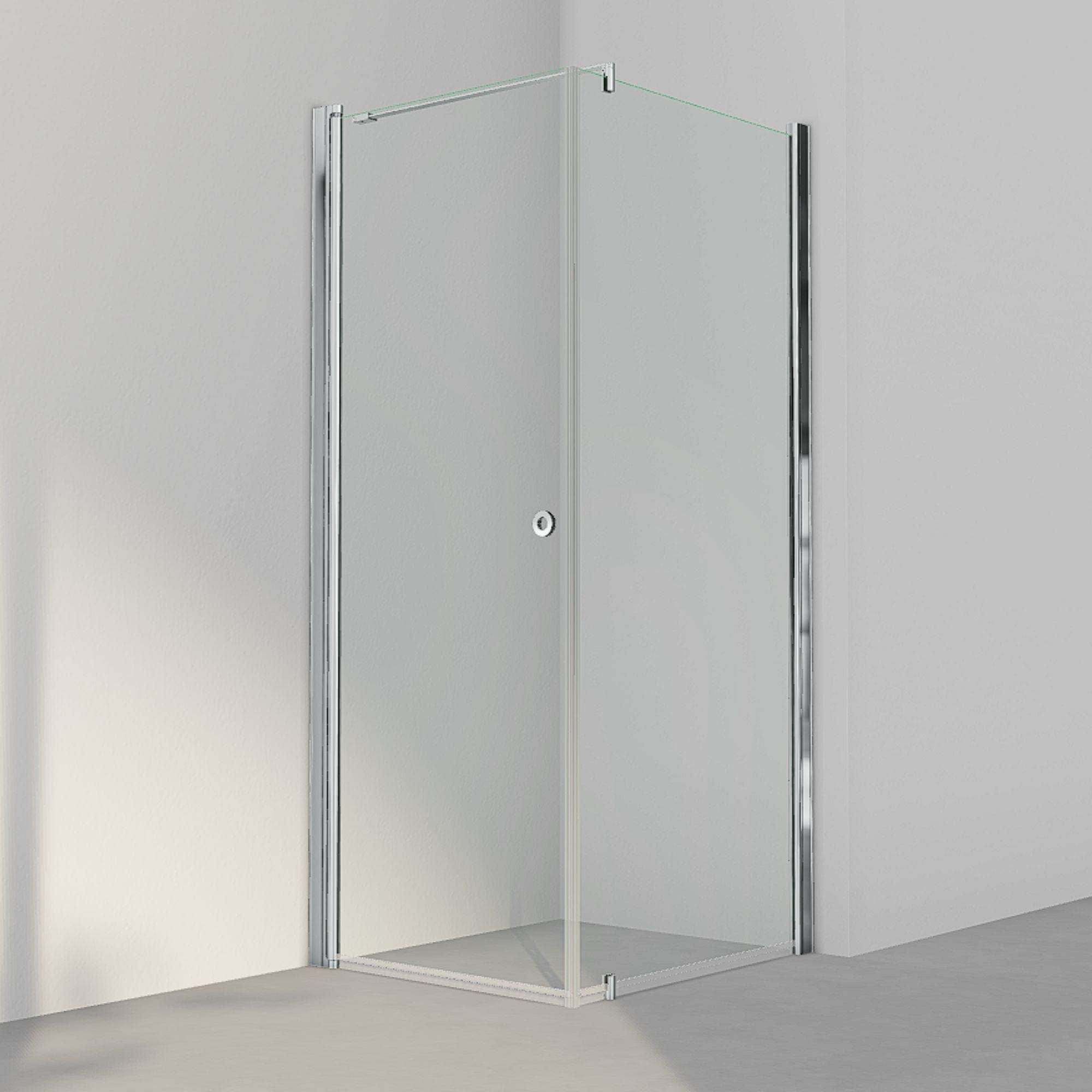 INR Dusjhjørne LINC 13 Original Krom / 80x90cm / Klart glass INR Iconic Nordic Rooms Dusjhjørne INR-51302389