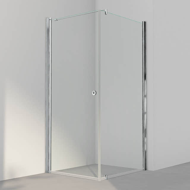 INR Dusjhjørne LINC 13 Original Krom / 90x100cm / Klart glass INR Iconic Nordic Rooms Dusjhjørne INR-51302391