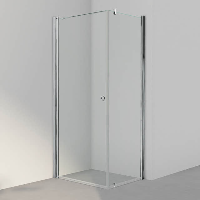 INR Dusjhjørne LINC 13 Original Krom / 90x70cm / Klart glass INR Iconic Nordic Rooms Dusjhjørne INR-51302397