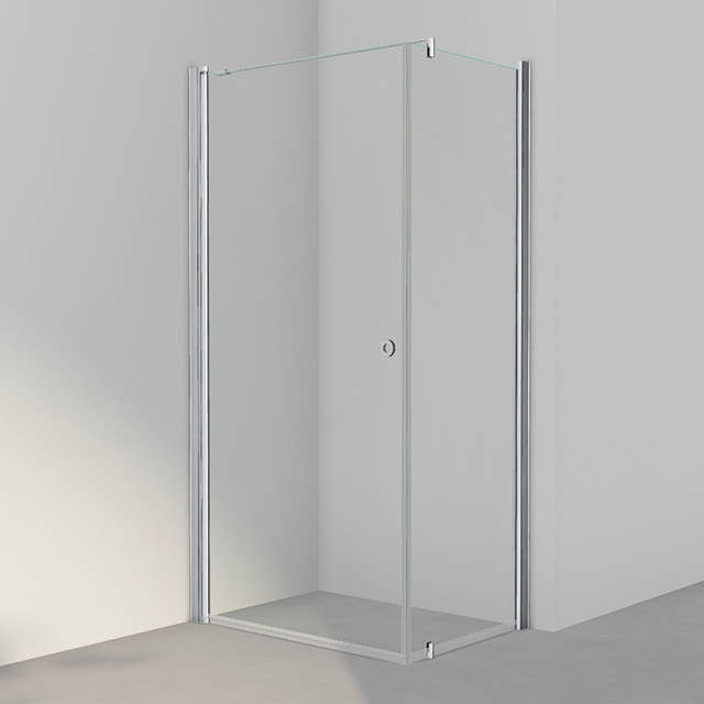 INR Dusjhjørne LINC 13 Original Matt aluminium / 100x70cm / Klart glass INR Iconic Nordic Rooms Dusjhjørne INR-51302917