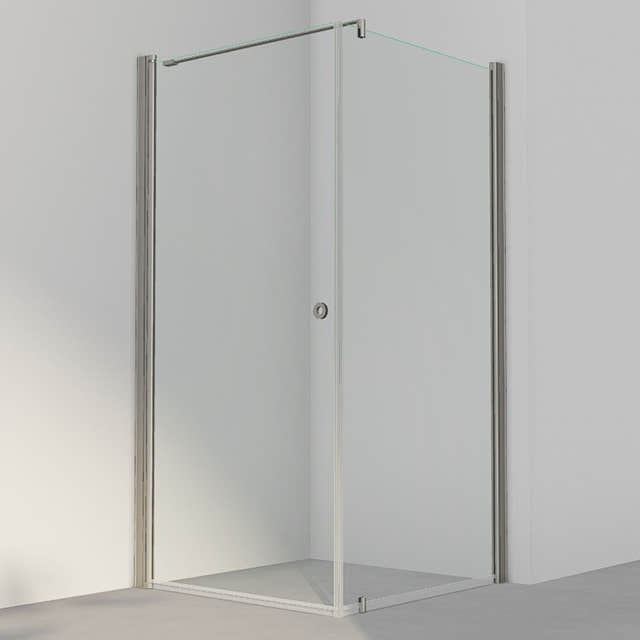 INR Dusjhjørne LINC 13 Original Stone / 100x100cm / Klart glass INR Iconic Nordic Rooms Dusjhjørne INR-51302411