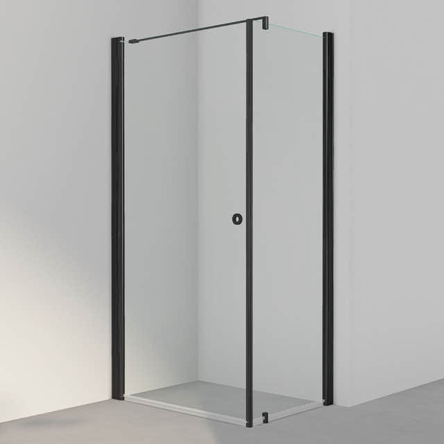 INR Dusjhjørne LINC 13 Original Svart matt / 100x70cm / Klart glass INR Iconic Nordic Rooms Dusjhjørne INR-51302117