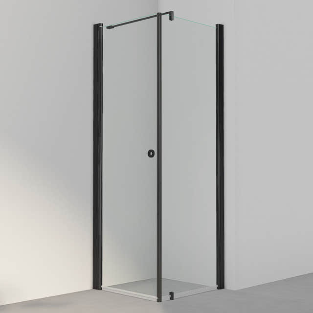 INR Dusjhjørne LINC 13 Original Svart matt / 70x70cm / Klart glass INR Iconic Nordic Rooms Dusjhjørne INR-51302177