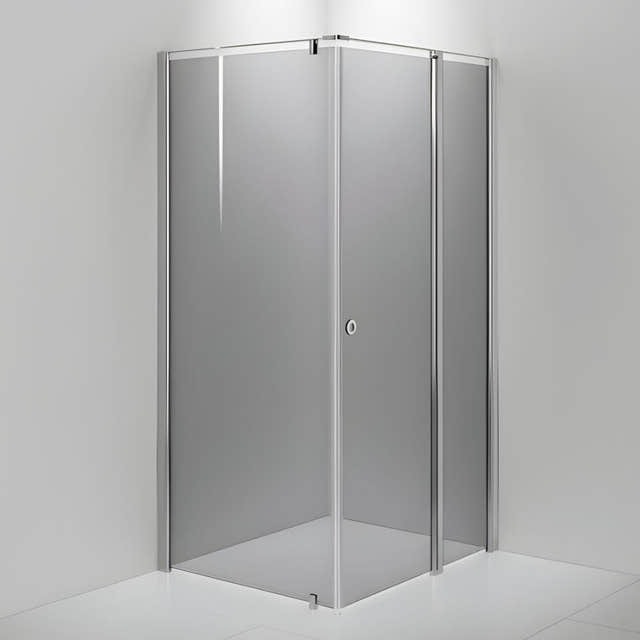 INR Dusjhjørne LINC 15 Original Måltilpasset Krom / Måltilpasset - høyre / Grått glass INR Iconic Nordic Rooms Dusjhjørne INR-515203300