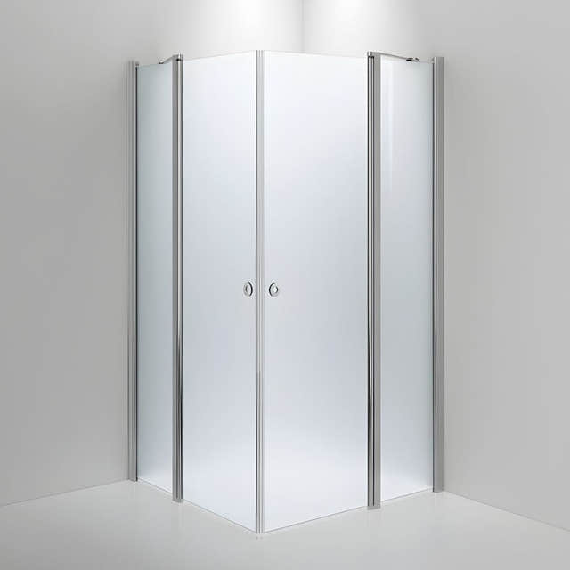 INR Dusjhjørne LINC 16 Original Måltilpasset Krom / Måltilpasset / Frostet glass INR Iconic Nordic Rooms Dusjhjørne INR-51610300
