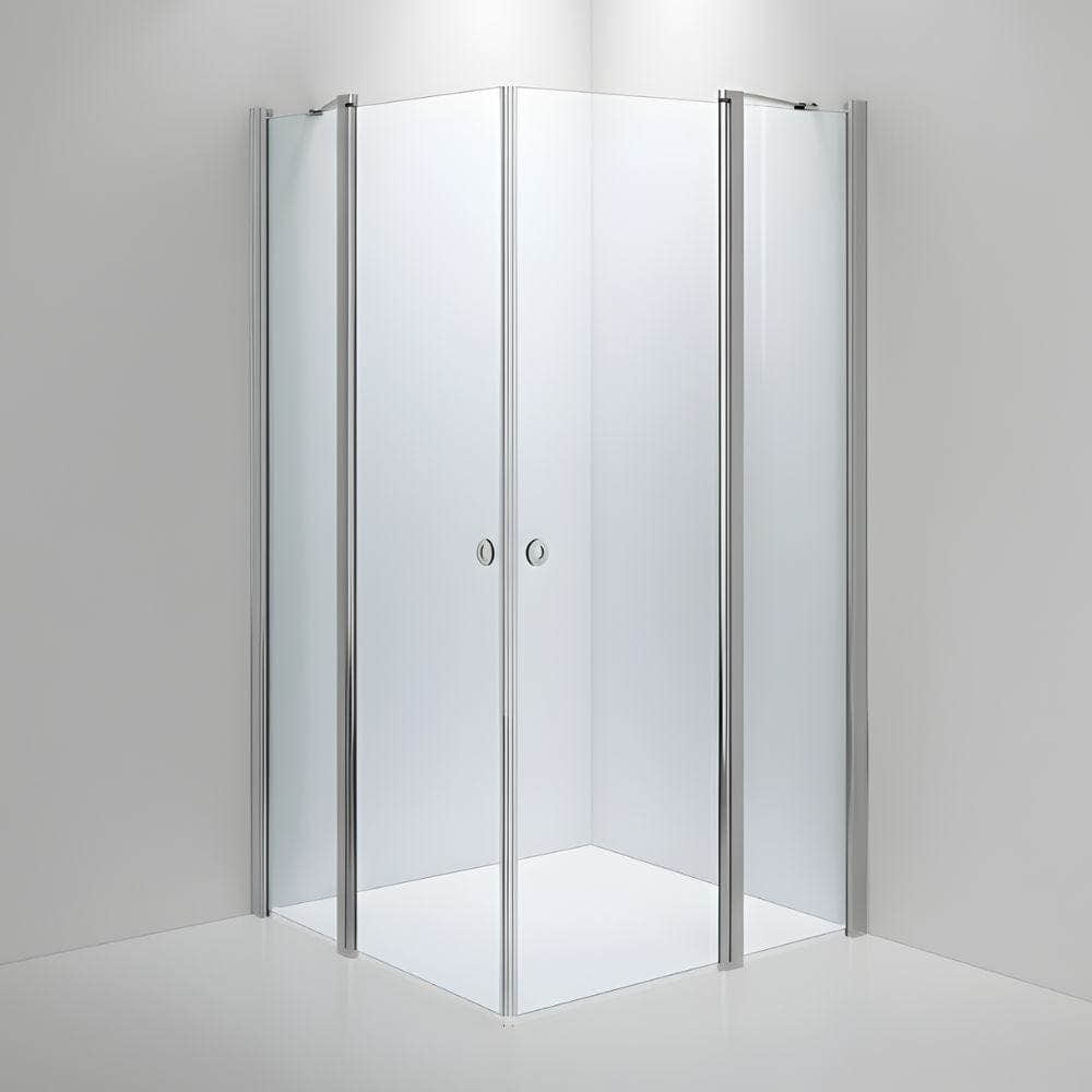 INR Dusjhjørne LINC 16 Original Måltilpasset Krom / Måltilpasset / Klart glass INR Iconic Nordic Rooms Dusjhjørne INR-51602300