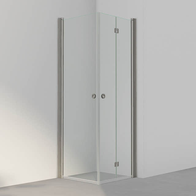 INR Dusjhjørne LINC 66 Flex Standardmål Stone / 70x70cm / Høyre hengslet INR Iconic Nordic Rooms Dusjhjørne INR-566202477