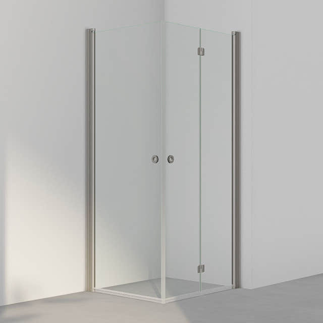 INR Dusjhjørne LINC 66 Flex Standardmål Stone / 80x90cm / Høyre hengslet INR Iconic Nordic Rooms Dusjhjørne INR-566202489