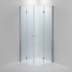 INR Dusjhjørne LINC ANGEL Flex Måltilpasset Krom / Måltilpasset / Klart glass INR Iconic Nordic Rooms Dusjhjørne INR-512102300