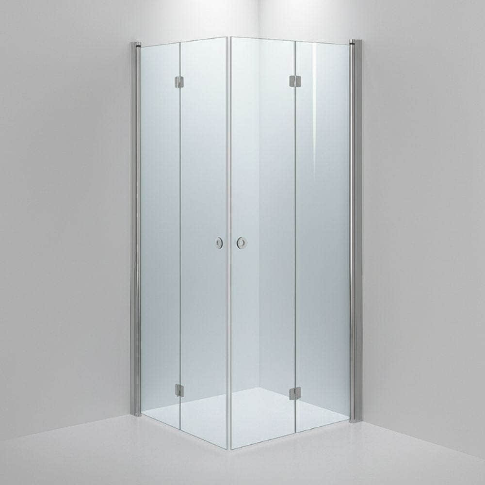 INR Dusjhjørne LINC ANGEL Flex Måltilpasset Krom / Måltilpasset / Klart glass INR Iconic Nordic Rooms Dusjhjørne INR-512102300
