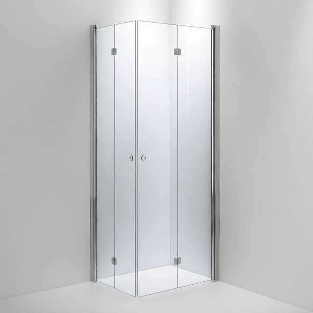 INR Dusjhjørne LINC Angel Flex Standardmål Krom / 70x90cm / Klart glass INR Iconic Nordic Rooms Dusjhjørne INR-512102379