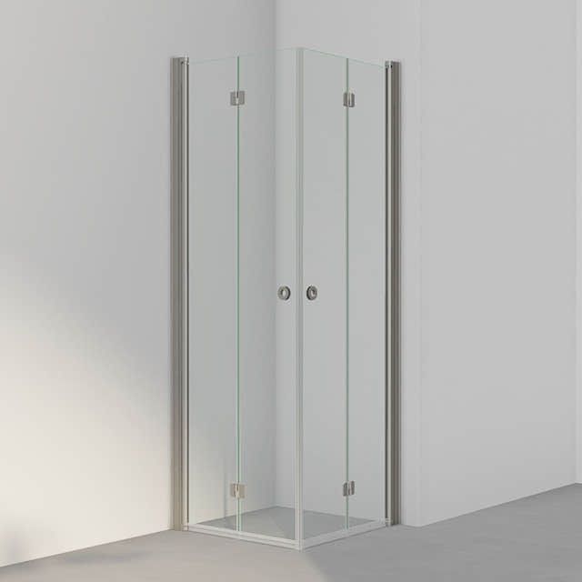 INR Dusjhjørne LINC Angel Flex Standardmål Stone / 70x70cm / Klart glass INR Iconic Nordic Rooms Dusjhjørne INR-512102477