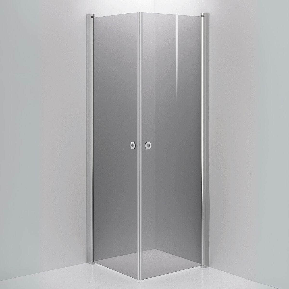 INR Dusjhjørne LINC ANGEL Grått Glass Krom / 70x70cm / Grått glass INR Iconic Nordic Rooms Dusjhjørne INR-51203377