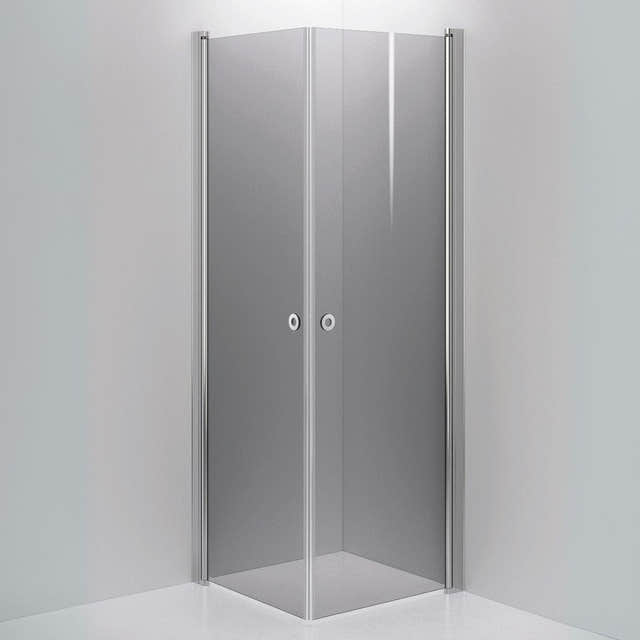 INR Dusjhjørne LINC ANGEL Grått Glass Krom / 70x70cm / Grått glass INR Iconic Nordic Rooms Dusjhjørne INR-51203377