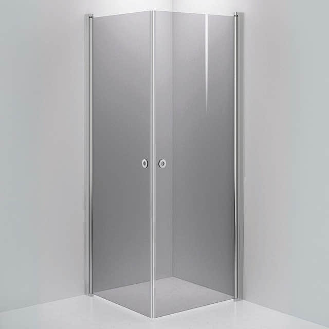 INR Dusjhjørne LINC ANGEL Grått Glass Krom / 80x80cm / Grått glass INR Iconic Nordic Rooms Dusjhjørne INR-51203388