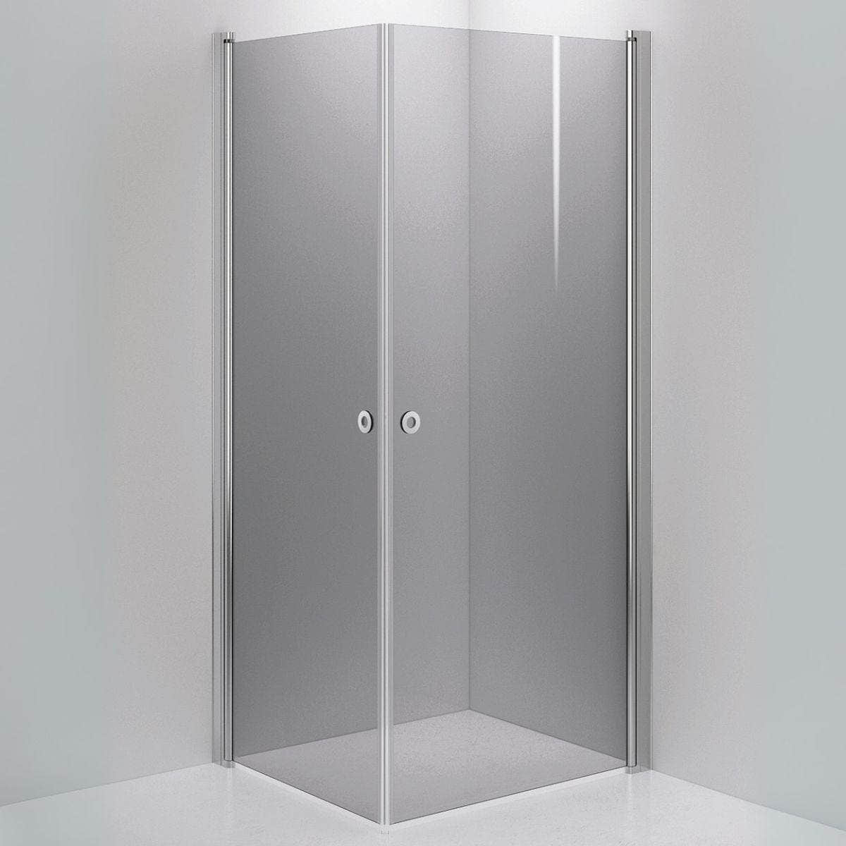 INR Dusjhjørne LINC ANGEL Grått Glass Krom / 80x90cm / Grått glass INR Iconic Nordic Rooms Dusjhjørne INR-51203389