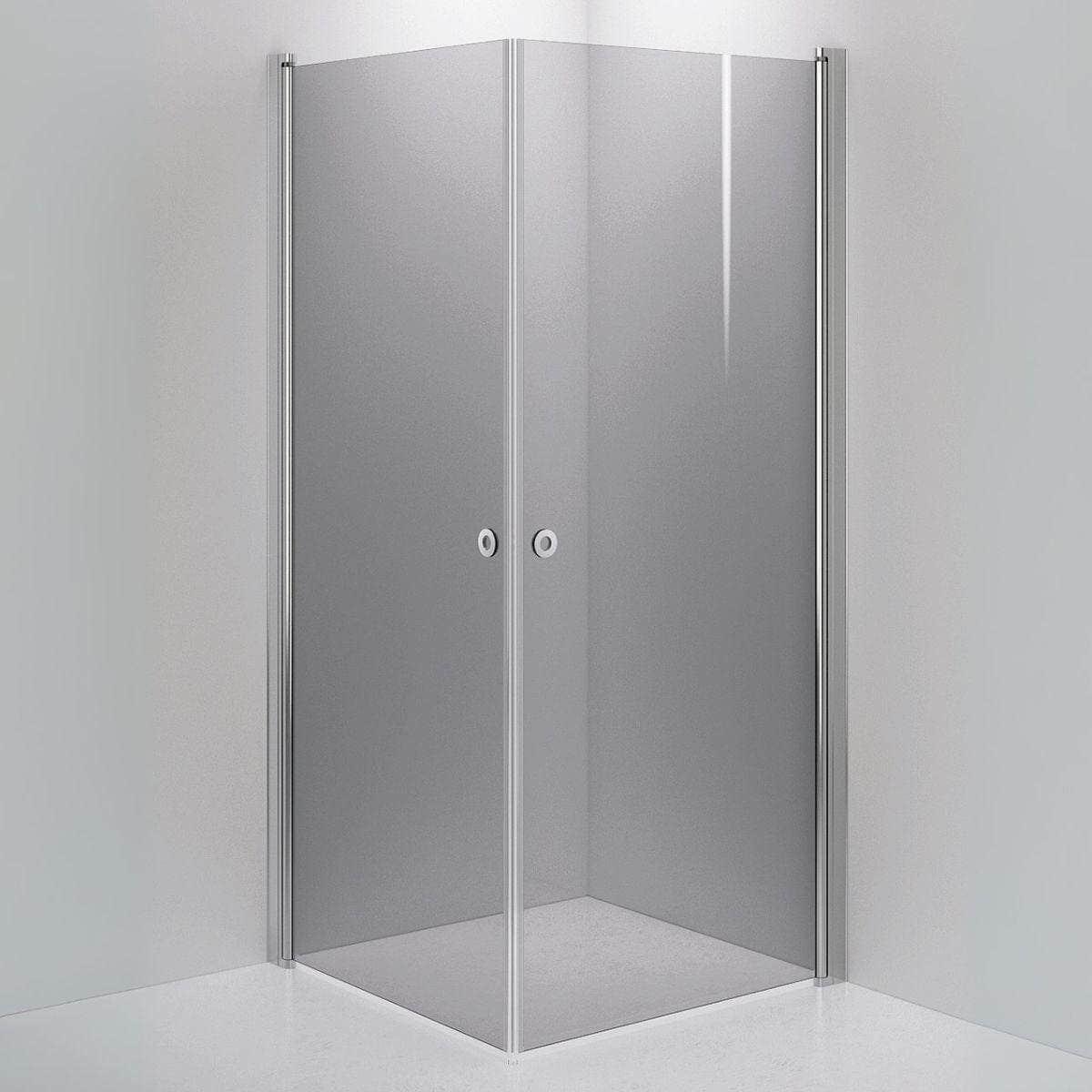 INR Dusjhjørne LINC ANGEL Grått Glass Krom / 90x90cm / Grått glass INR Iconic Nordic Rooms Dusjhjørne INR-51203399