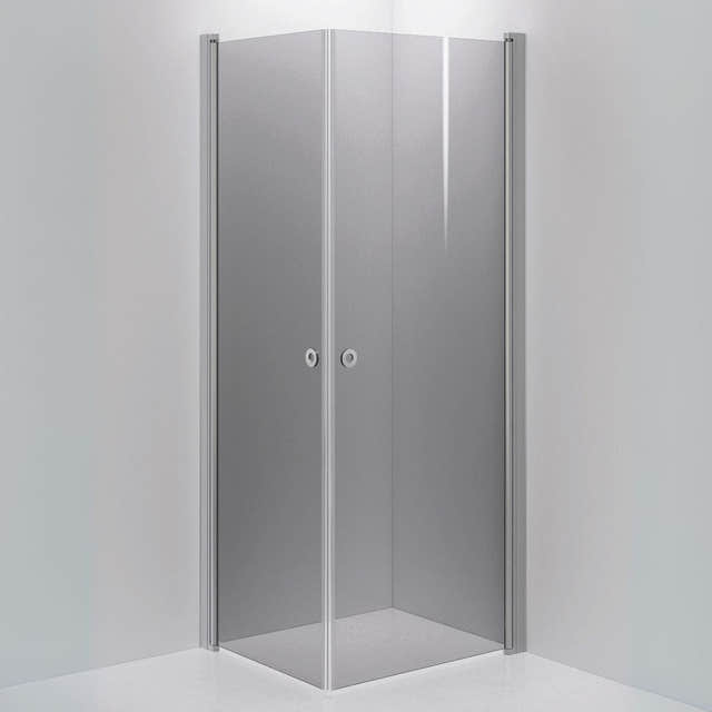 INR Dusjhjørne LINC ANGEL Grått Glass Matt aluminium / 70x80cm / Grått glass INR Iconic Nordic Rooms Dusjhjørne INR-51203978