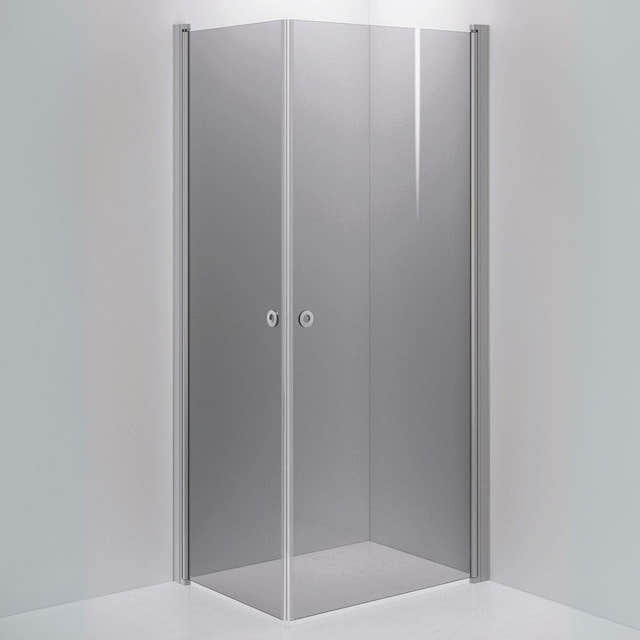 INR Dusjhjørne LINC ANGEL Grått Glass Matt aluminium / 70x90cm / Grått glass INR Iconic Nordic Rooms Dusjhjørne INR-51203979