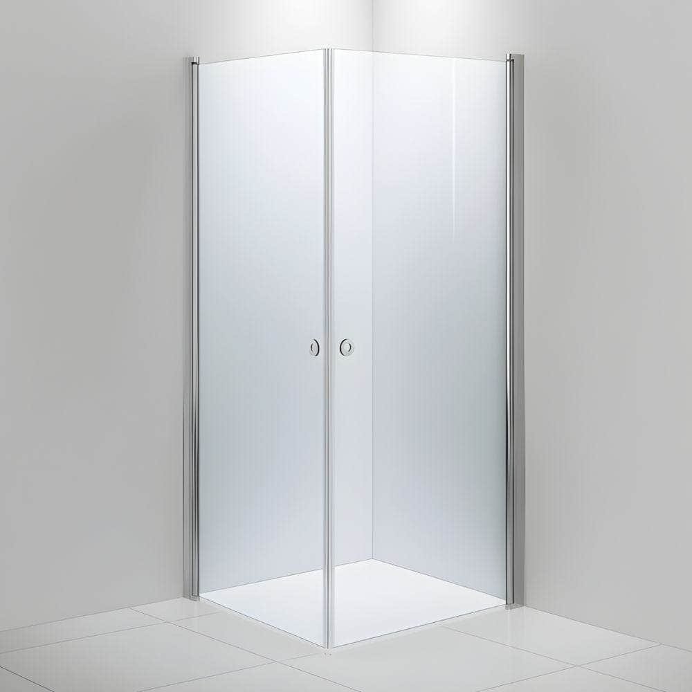 INR Dusjhjørne LINC ANGEL Safetech Glass Krom / 90x90cm / Safetech klart glass INR Iconic Nordic Rooms Dusjhjørne INR-51240399