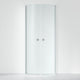 INR Dusjhjørne LINC Monument B93xD78cm Krom / 93x78cm / Klart glass INR Iconic Nordic Rooms Dusjhjørne INR-56102398