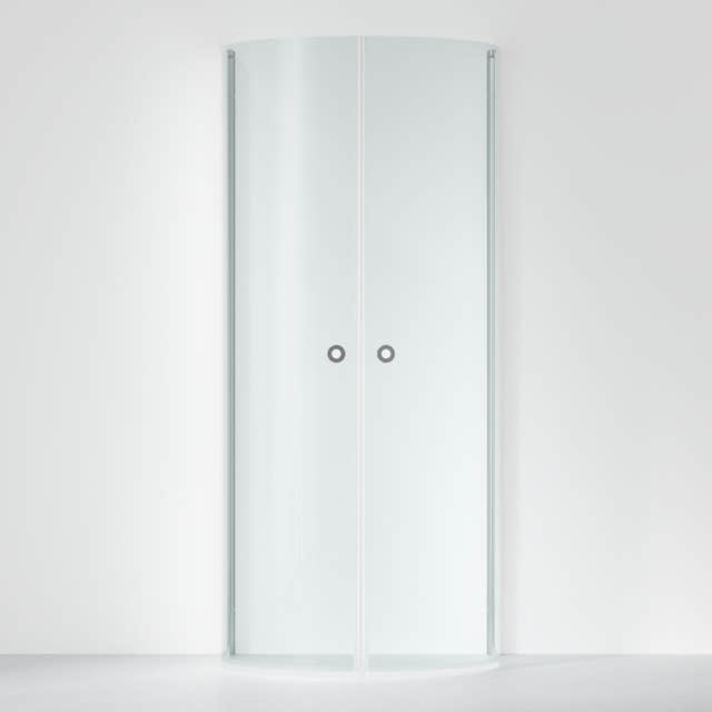 INR Dusjhjørne LINC Monument B93xD78cm Krom / 93x78cm / Klart glass INR Iconic Nordic Rooms Dusjhjørne INR-56102398